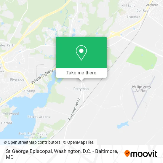 St George Episcopal map