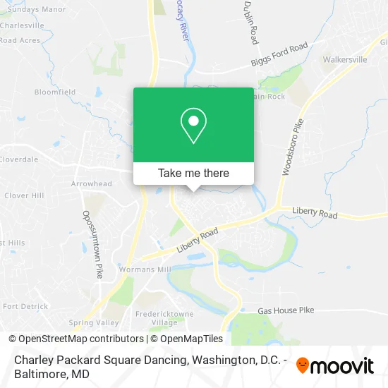 Charley Packard Square Dancing map