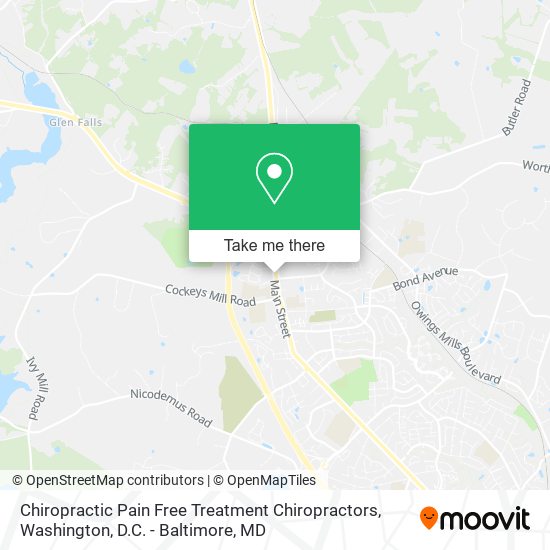 Mapa de Chiropractic Pain Free Treatment Chiropractors