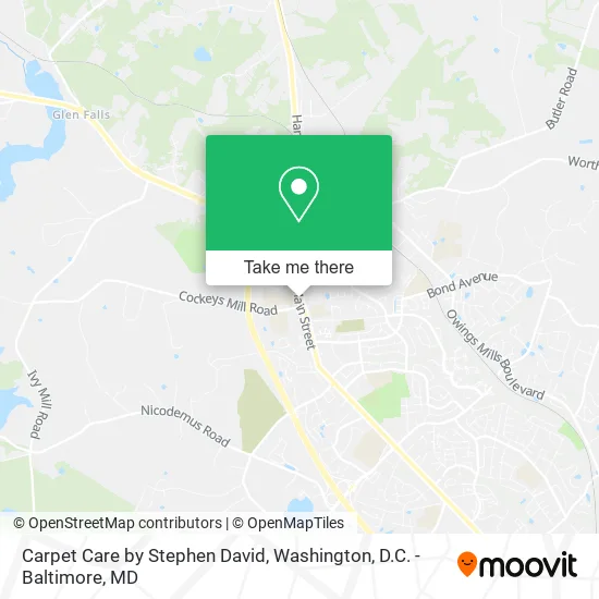 Carpet Care by Stephen David map