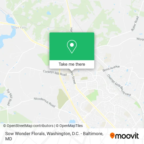 Sow Wonder Florals map