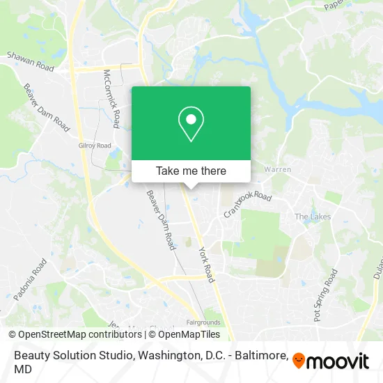 Mapa de Beauty Solution Studio