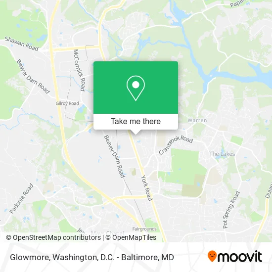 Mapa de Glowmore