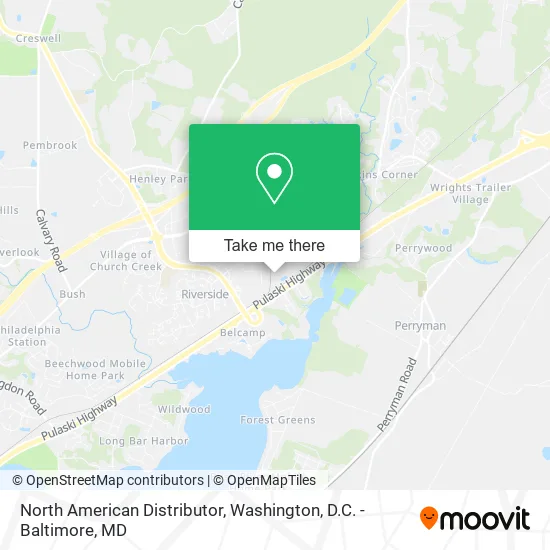 North American Distributor map