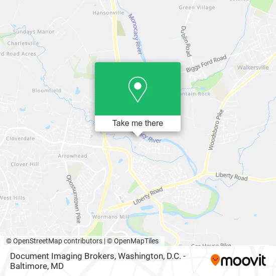 Document Imaging Brokers map