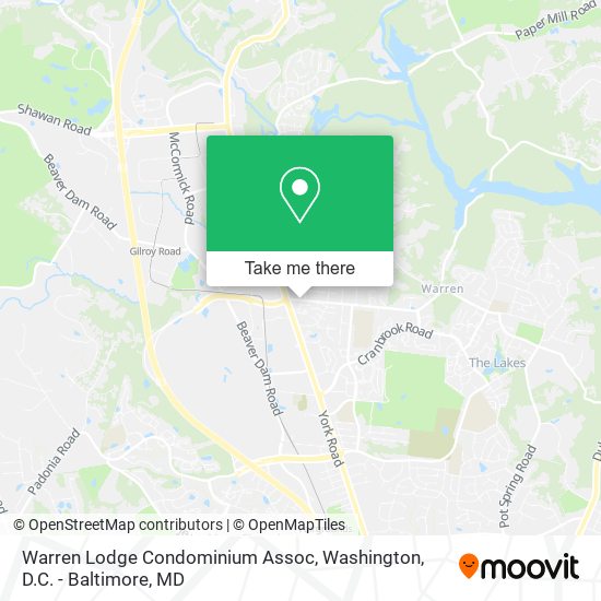 Warren Lodge Condominium Assoc map