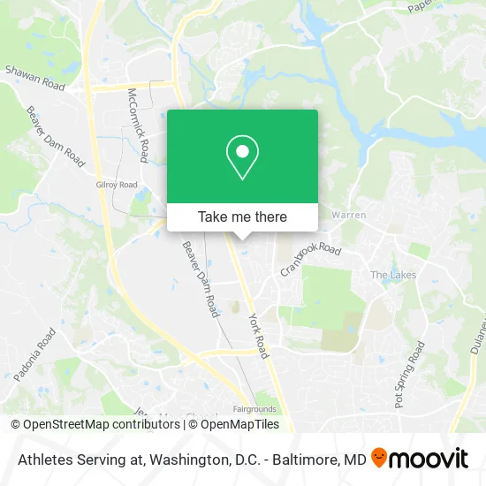 Mapa de Athletes Serving at
