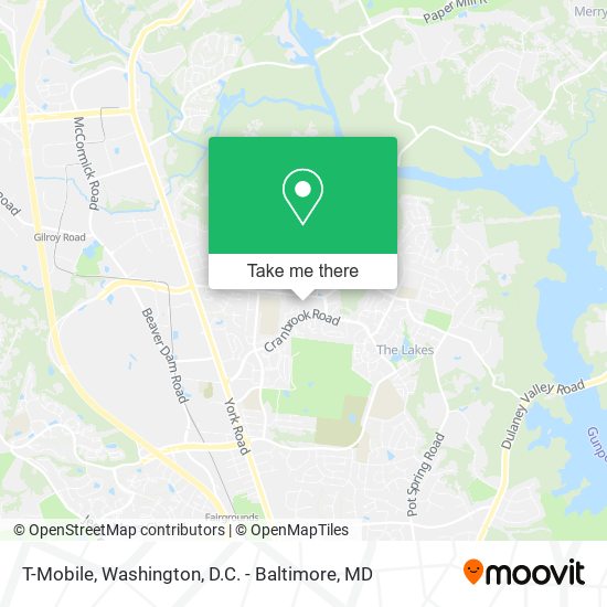 Mapa de T-Mobile
