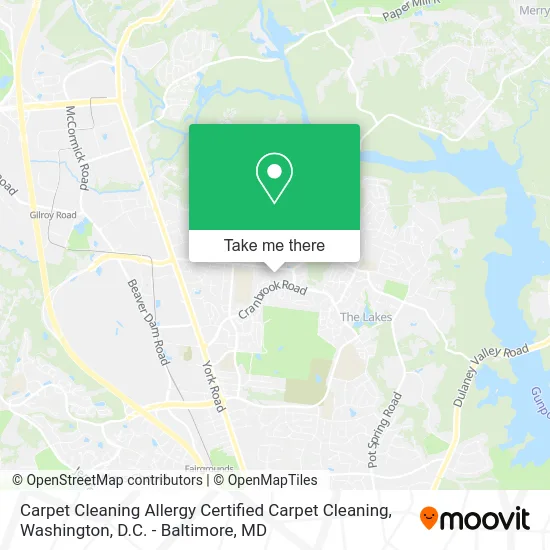 Carpet Cleaning Allergy Certified Carpet Cleaning map