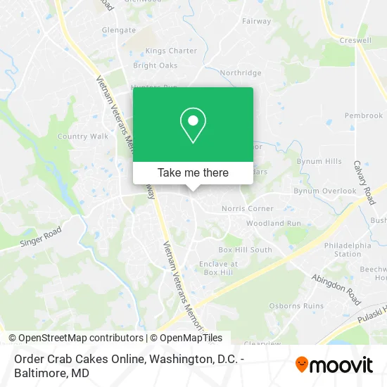 Order Crab Cakes Online map