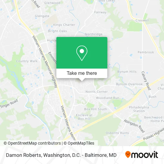 Damon Roberts map
