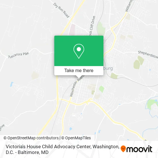 Mapa de Victoria's House Child Advocacy Center