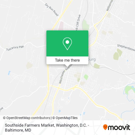 Southside Farmers Market map