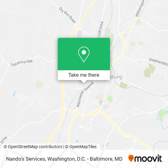 Nando's Services map