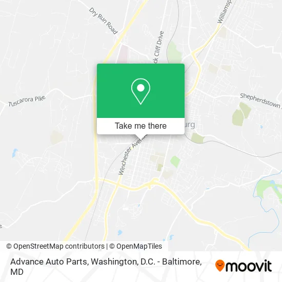 Advance Auto Parts map