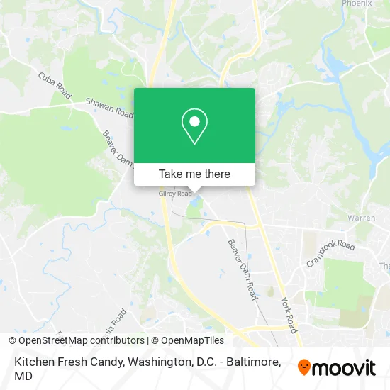 Kitchen Fresh Candy map