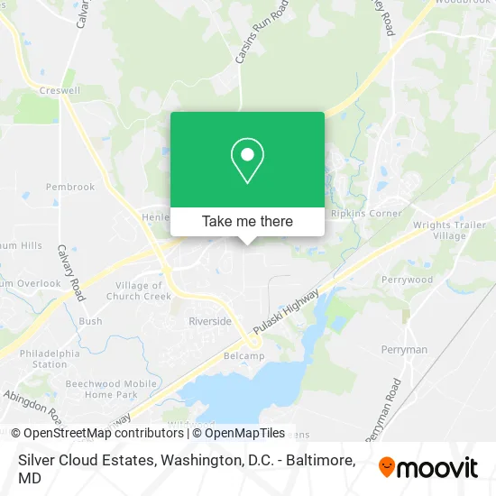Mapa de Silver Cloud Estates