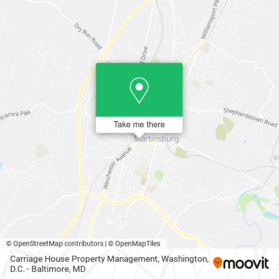Mapa de Carriage House Property Management