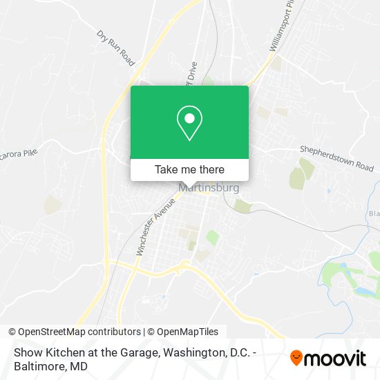 Mapa de Show Kitchen at the Garage