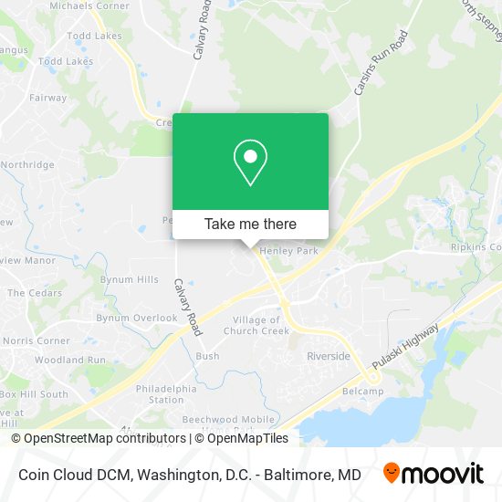 Mapa de Coin Cloud DCM