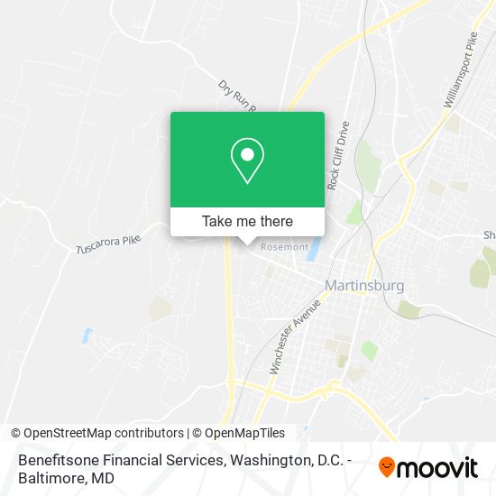 Mapa de Benefitsone Financial Services