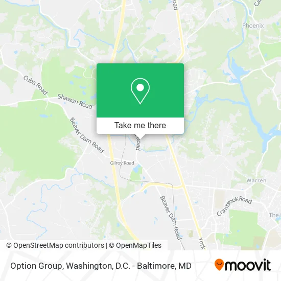 Mapa de Option Group