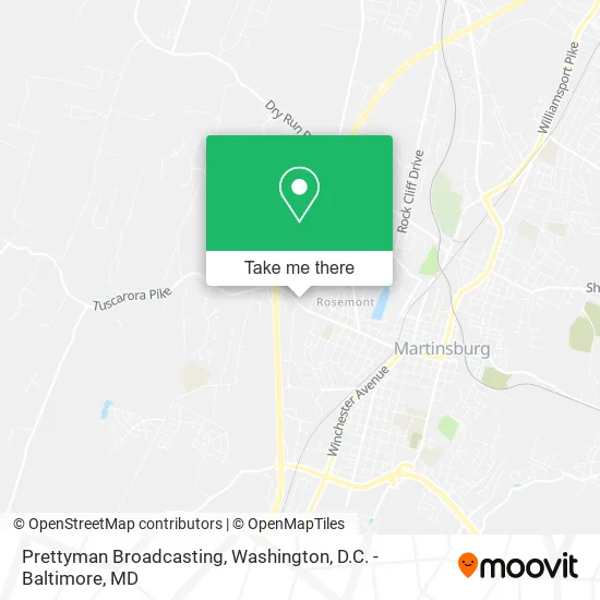 Mapa de Prettyman Broadcasting