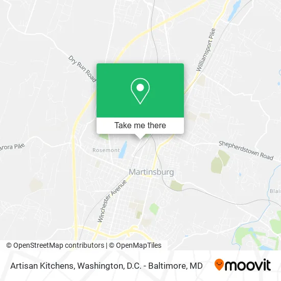 Artisan Kitchens map