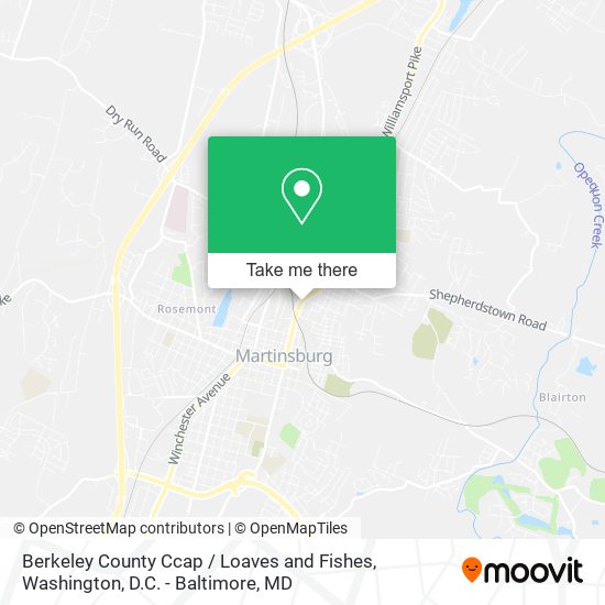 Berkeley County Ccap / Loaves and Fishes map