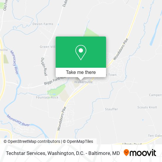 Techstar Services map