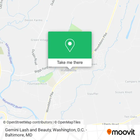 Mapa de Gemini Lash and Beauty