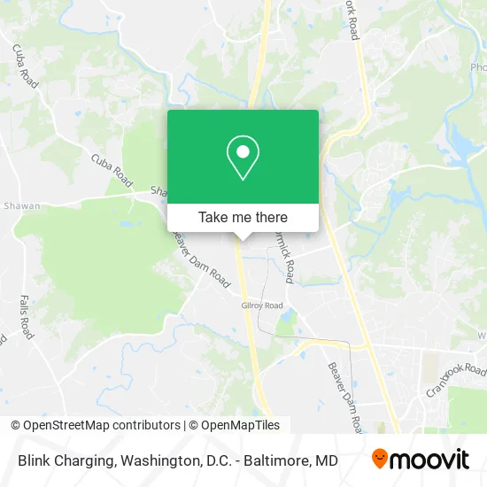 Mapa de Blink Charging