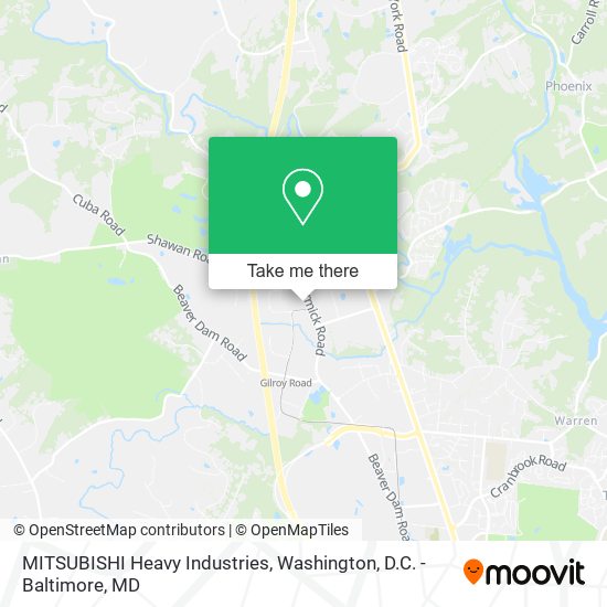 Mapa de MITSUBISHI Heavy Industries
