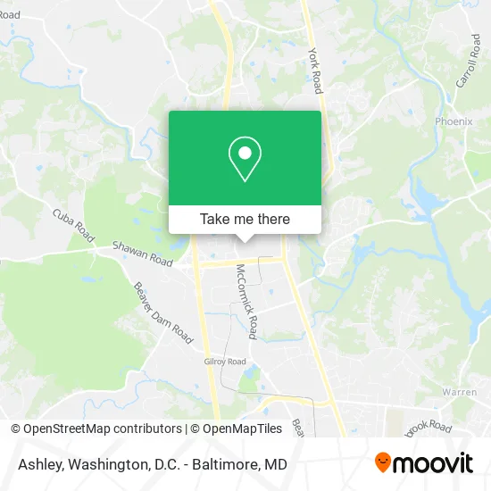 Mapa de Ashley