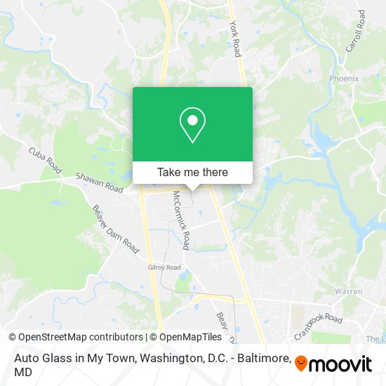 Auto Glass in My Town map