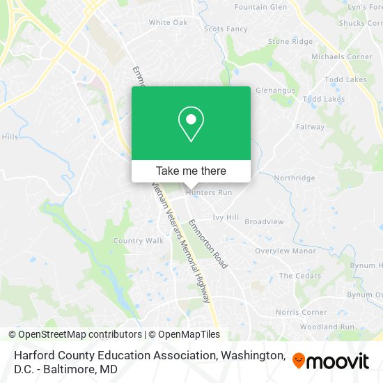 Mapa de Harford County Education Association