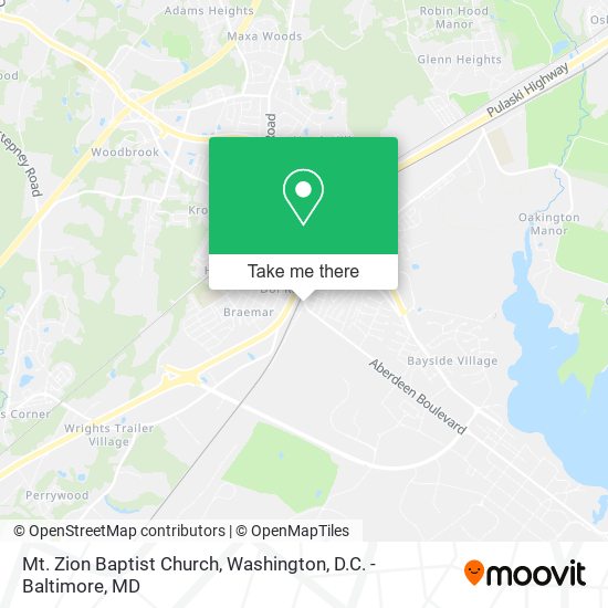 Mt. Zion Baptist Church map