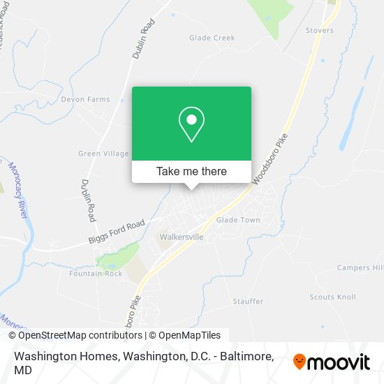 Washington Homes map
