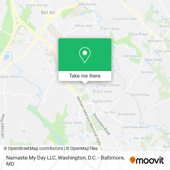 Namaste My Day LLC map