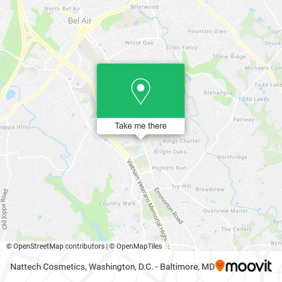 Mapa de Nattech Cosmetics