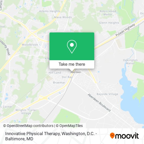 Innovative Physical Therapy map