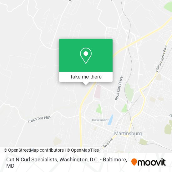 Cut N Curl Specialists map