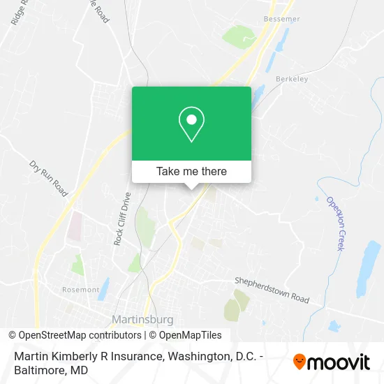 Martin Kimberly R Insurance map