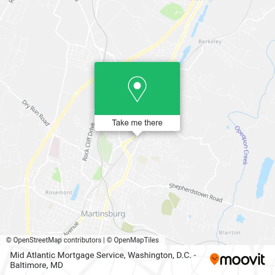Mid Atlantic Mortgage Service map