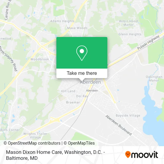 Mason Dixon Home Care map