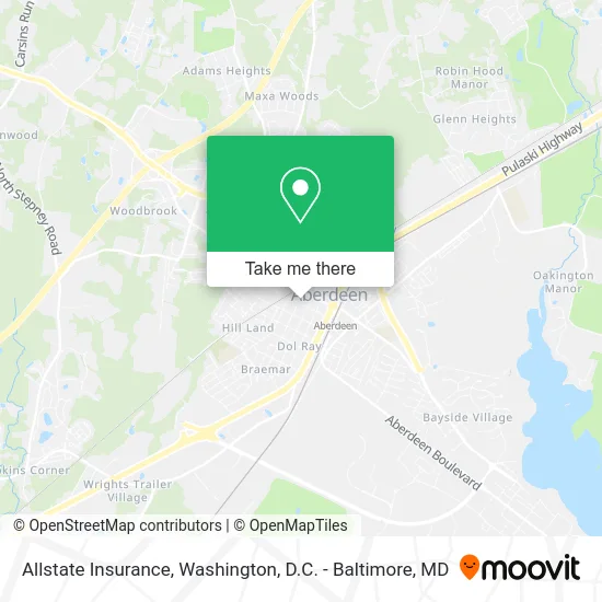 Allstate Insurance map
