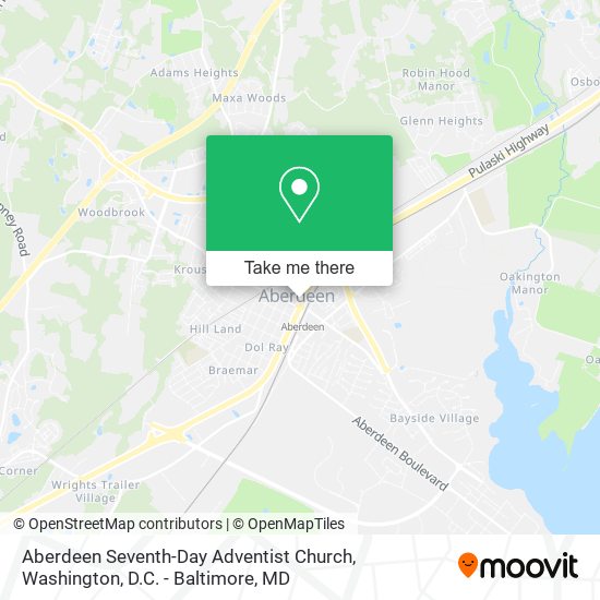 Aberdeen Seventh-Day Adventist Church map