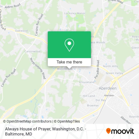 Always House of Prayer map