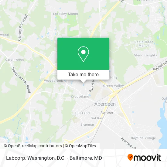 Labcorp map