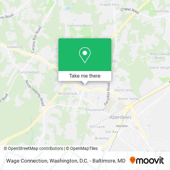 Wage Connection map